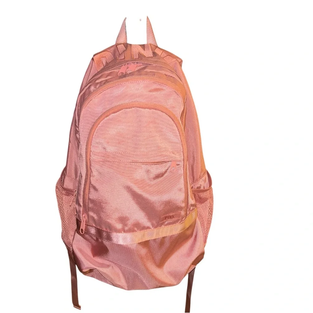Victoria's Secret Pink Collegiate Backpack in Smoky Rose.